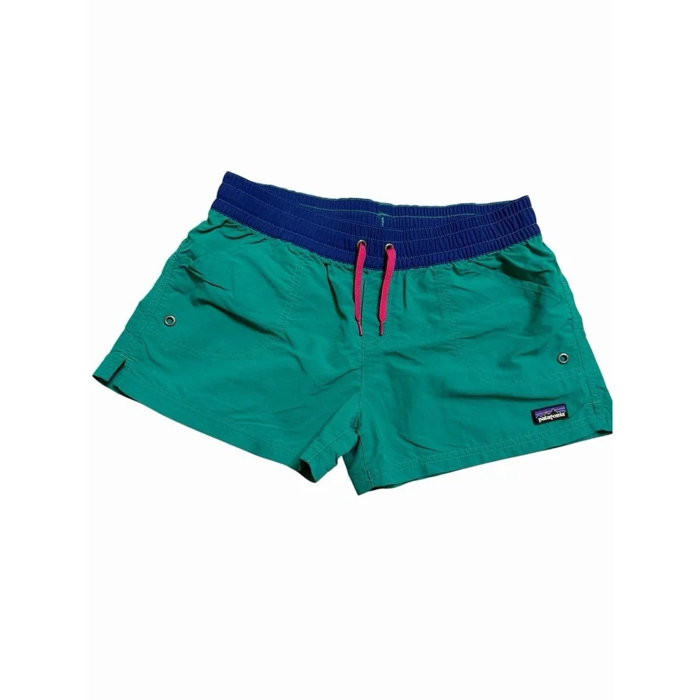 Patagonia Costa Rica Baggies Shorts Girls Sz XXL 16-18 Nylon Quick Dry #C10-1